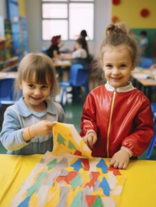 Anaokulunda günlük akış etkinliği